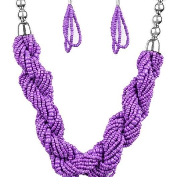 Savannah Surfin Purple Necklace